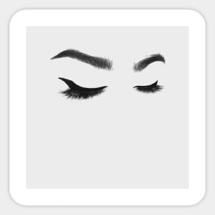 Lashes Sticker